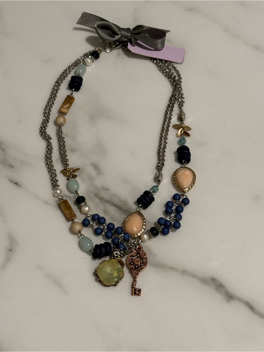 Beaded Pendant Necklace
